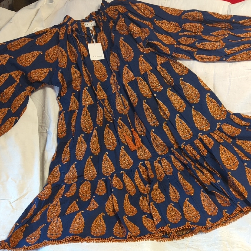 NAUDICMolly Dress Caribbean Print